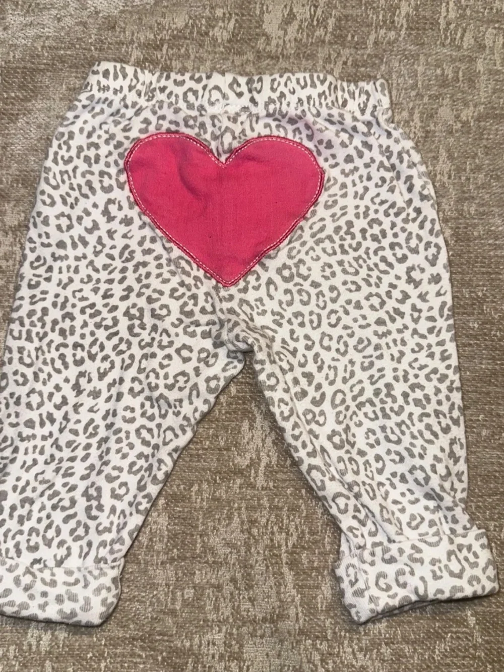 Pink Leopard Girls Carter’s Outfit Set size 3M vintage retired set